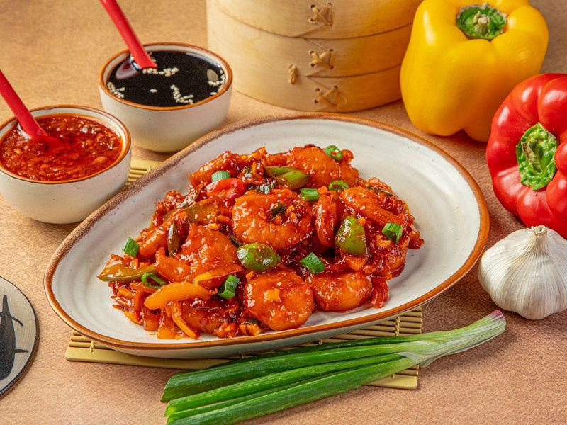 Prawns Sweet Garlic (Dry)