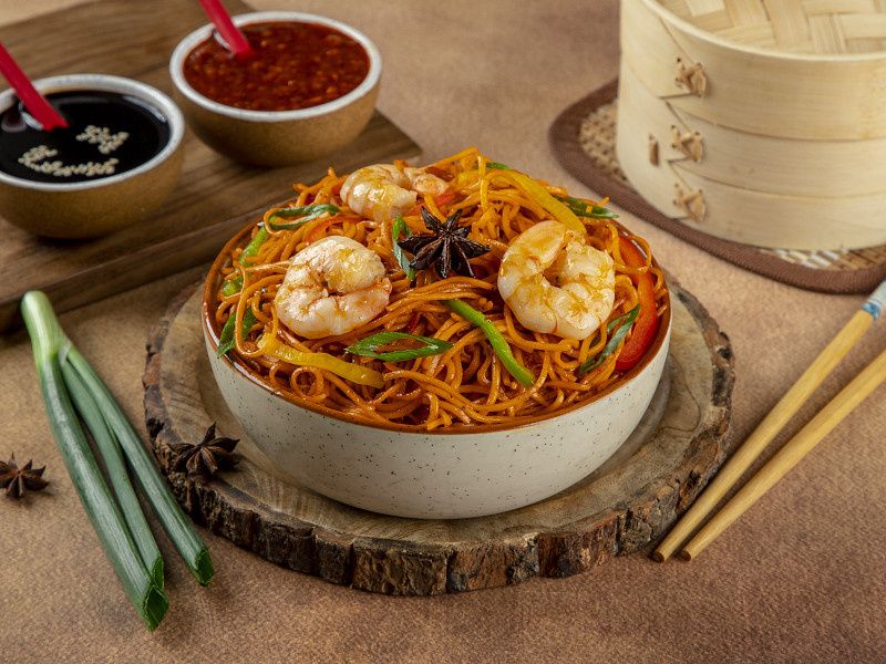 Prawns Hong Kong Noodles