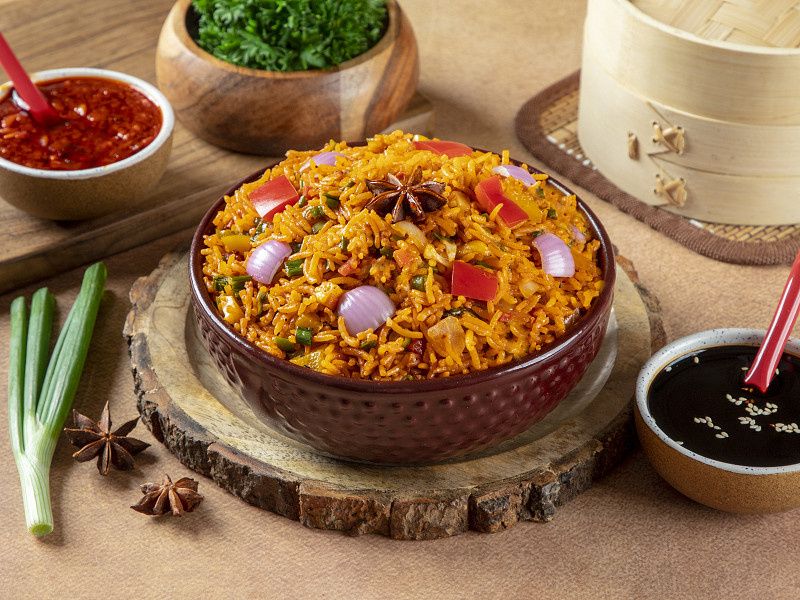 Veg Hong Kong Fried Rice