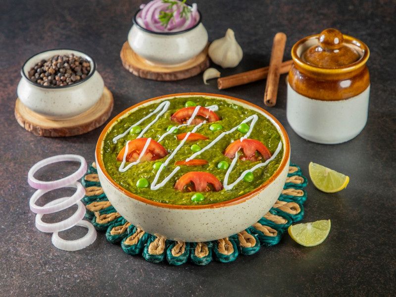 Palak Peas (Gravy)
