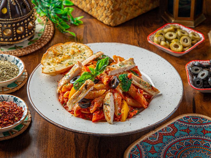 Chicken Penne Pasta In Arrabiata Sauce