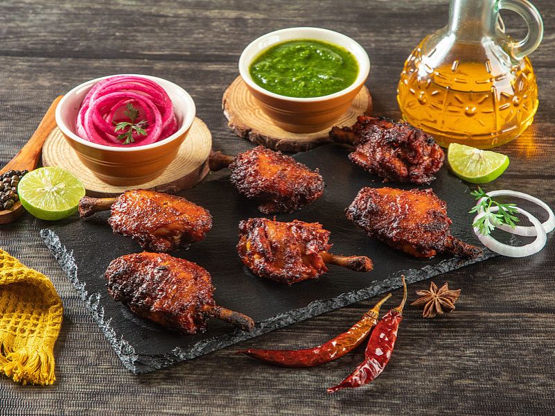 Chicken Tandoori Lollipop [Red Masala]