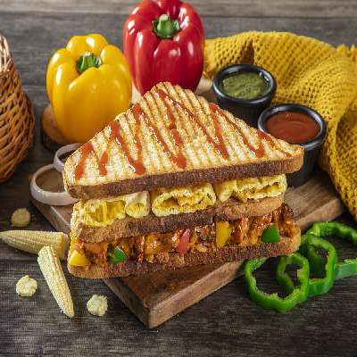 Chicken Makhani Club Sandwich