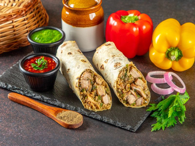 Crushed Pepper Chicken Roll