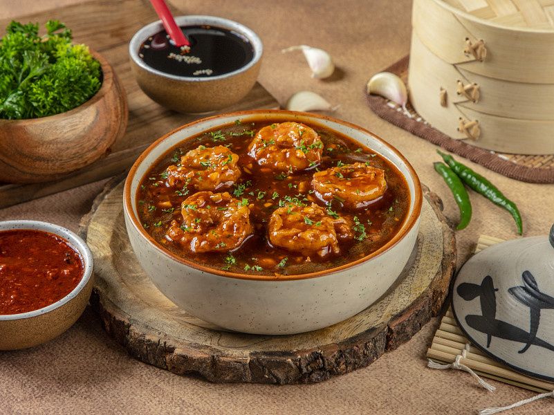 Prawns Manchurian Gravy