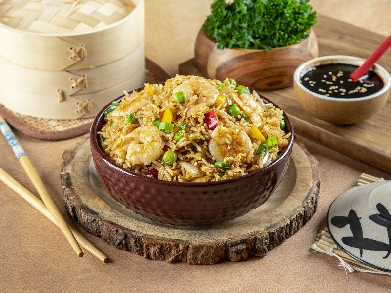Prawns Oyster Fried Rice