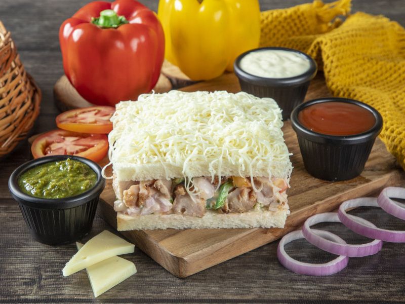 Chicken Cheese Mayonnaise Sandwich