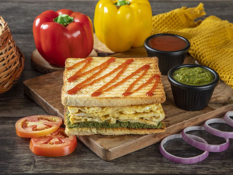 Omelette Toast Sandwich