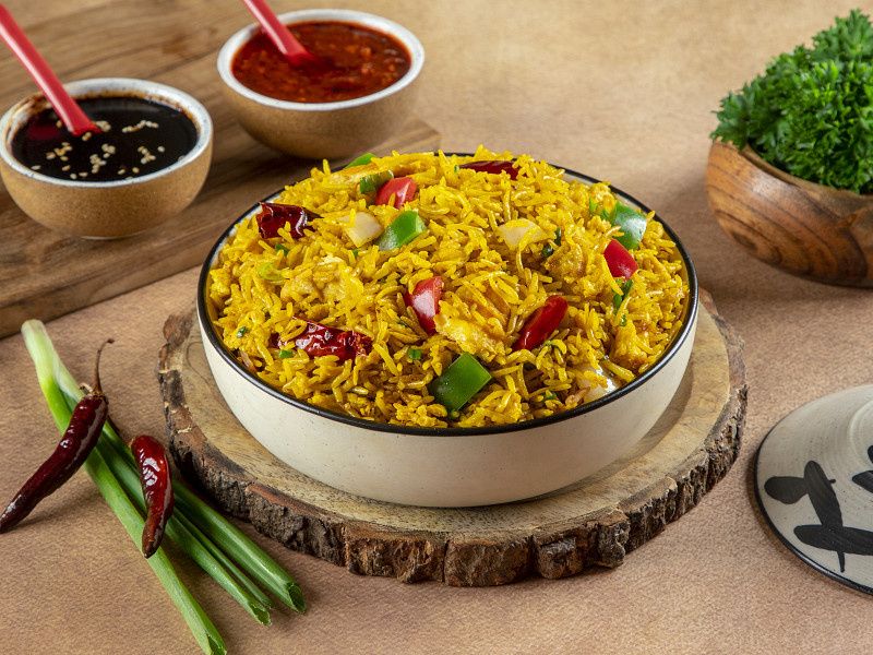 Egg Singapore Fried Rice