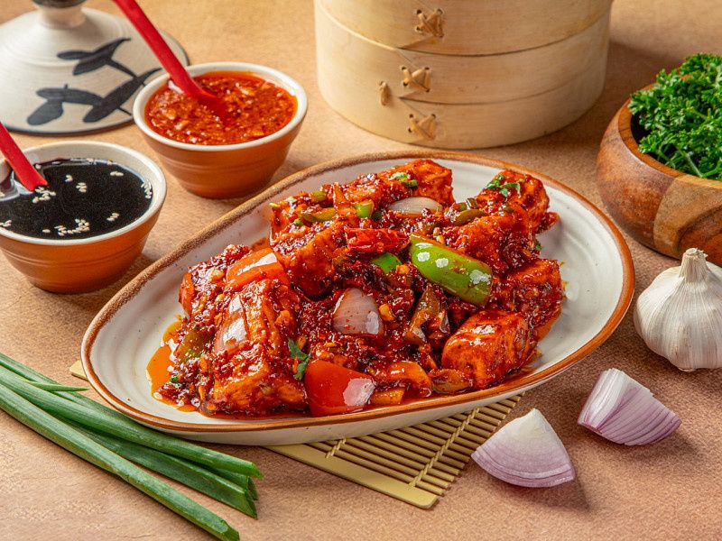 Paneer Hot Garlic (Dry)