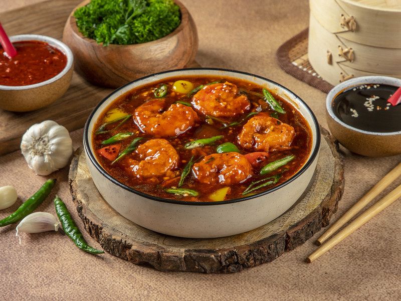 Prawns Chilli Gravy