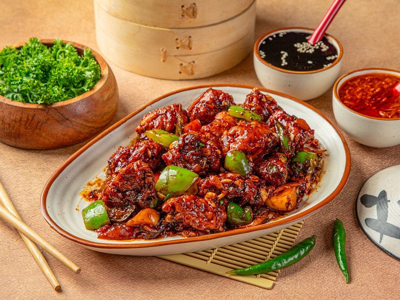 Chicken Chilli (Dry)