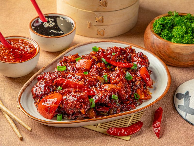 Chicken Dip And Chilli [Boneless] (Dry)