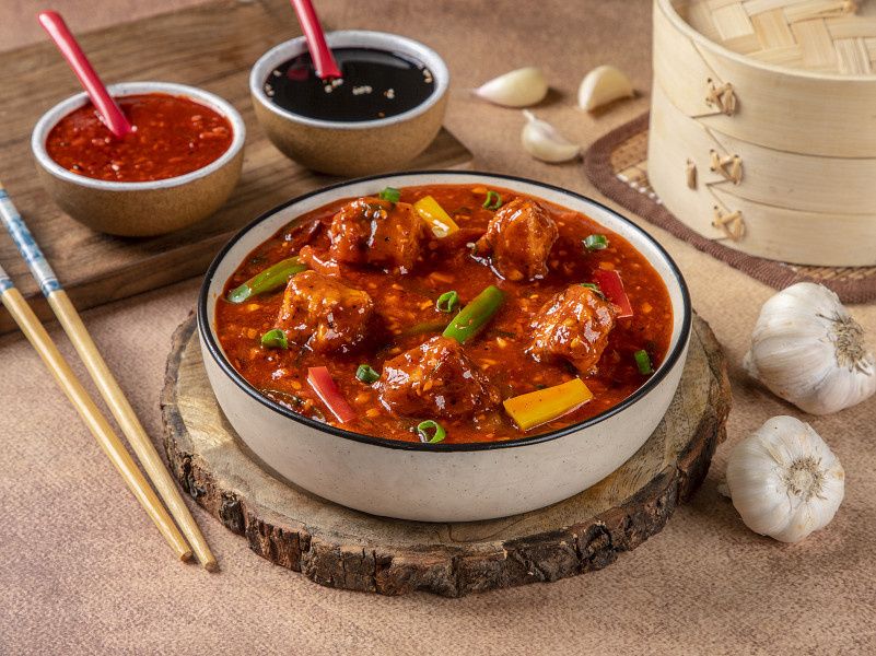 Chicken Hot Garlic [gravy]