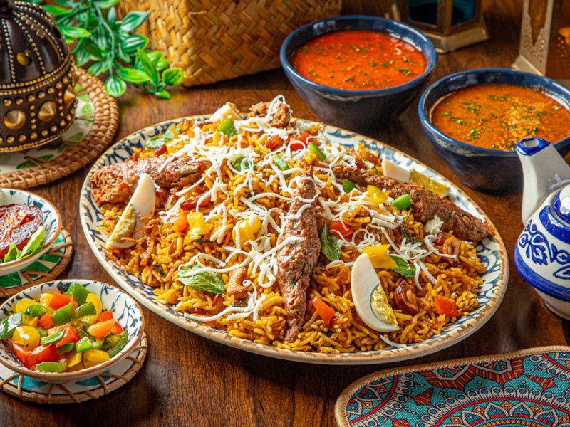 Dajaj Turkish Kabab Rice