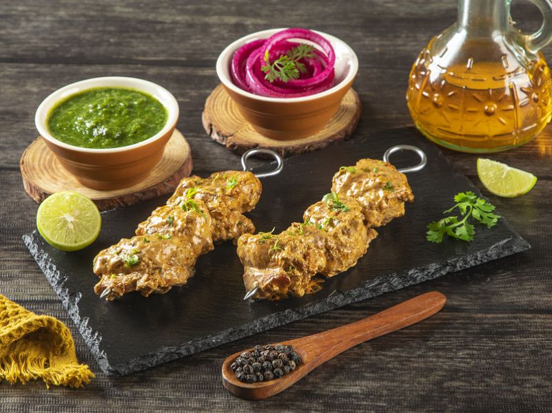 Creamy Chicken Reshmi Tikka