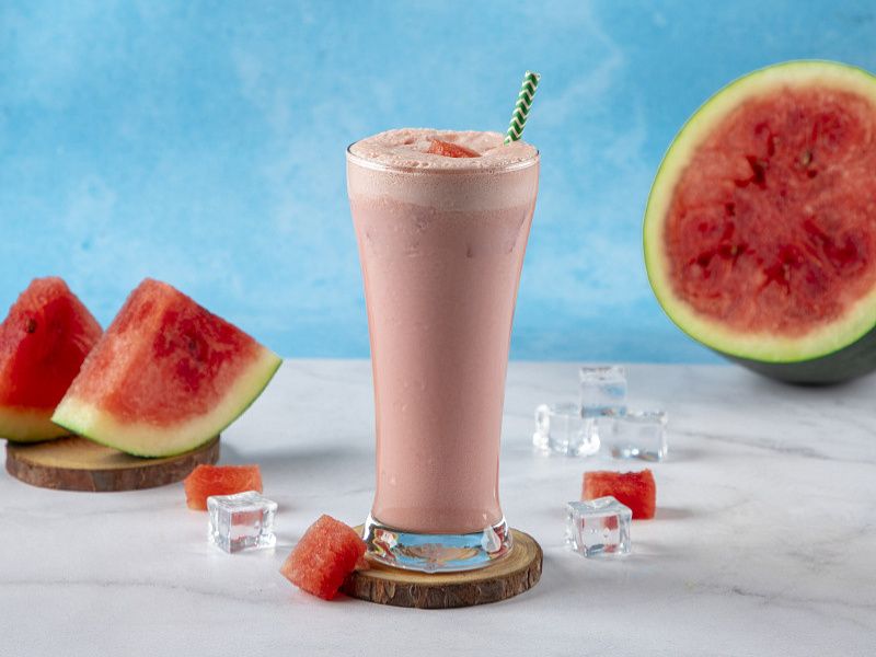 Fresh Watermelon Milkshake