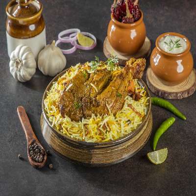 Chicken Tangdi Kebab Biryani