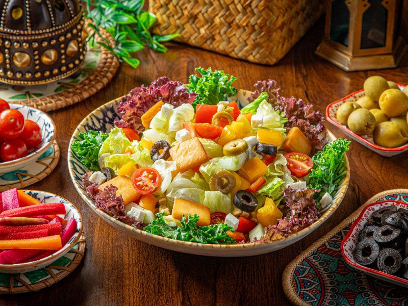 Vegetable Fattoush Salad