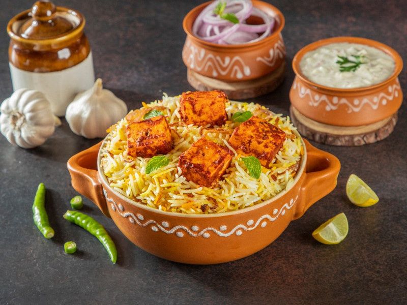 Paneer Tikka Biryani