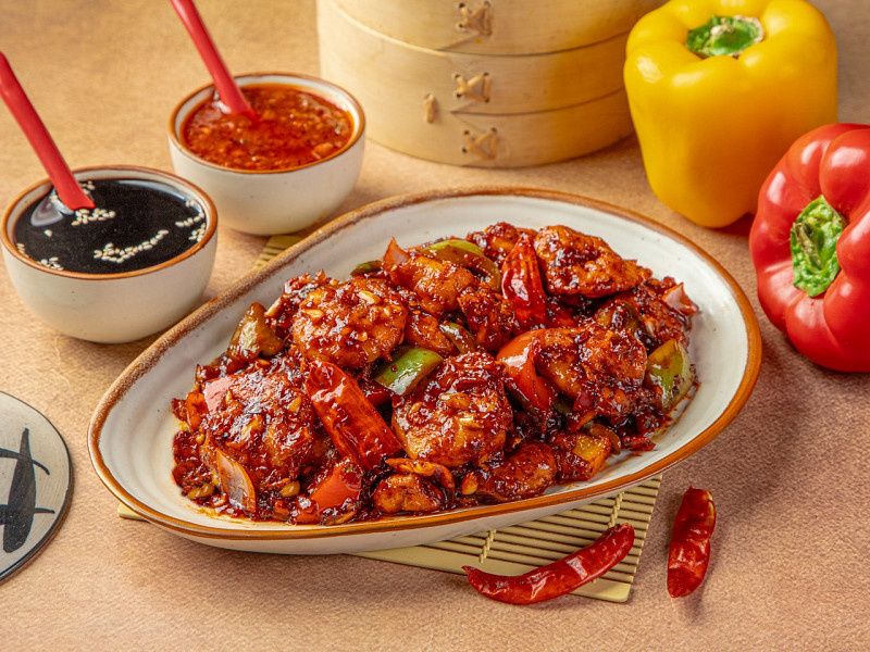 Prawns Dip N Chilli (Dry)