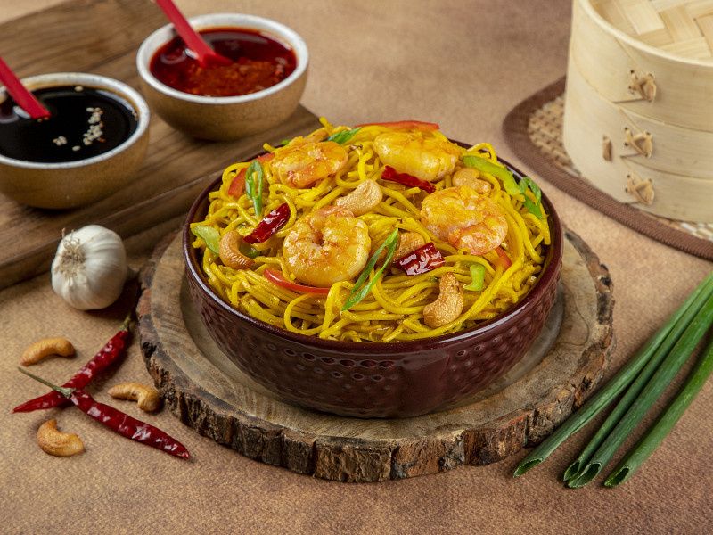 Prawns Singapore Noodles