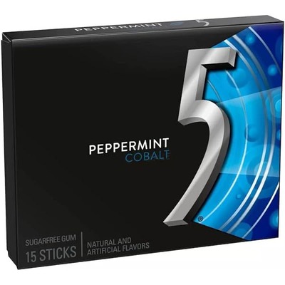 5 Peppermint Cobalt Gum