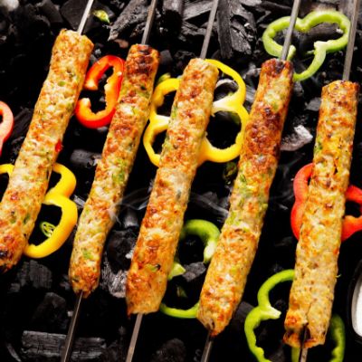 Chicken Khasta Seekh Kebab