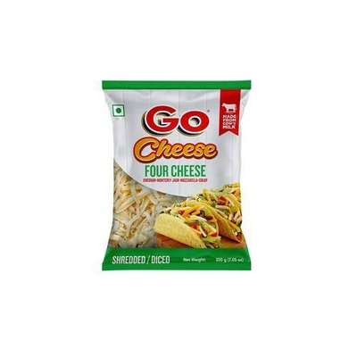 Go Four Cheese Cheddar 200gm