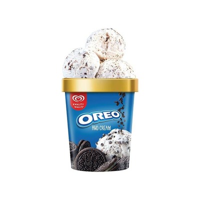 Kwality Wall's Oreo And Crem Ice Cream Brick 380gm