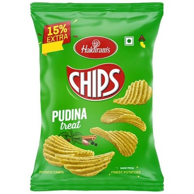 Haldiram Pudina Treat Chips 50gm