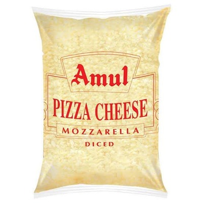 Amul Pizza Cheese Mozzarella Diced 1Kg
