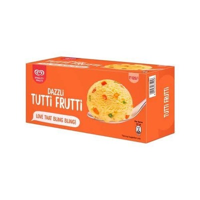 Kwality Wall's Tutti Fruitti Ice Cream Brick 375ml