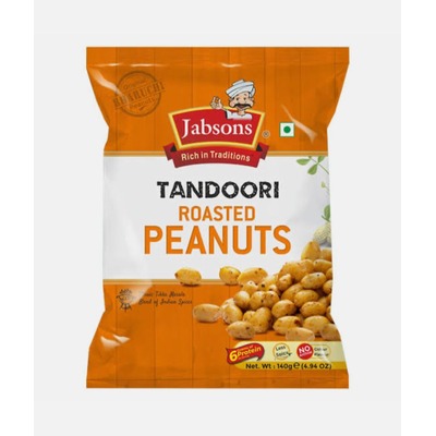 Jabsons Tandoori Roasted Peanuts 140gm
