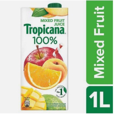 Tropicana 100% Mix Fruit Juice 1Ltr