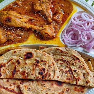 Chicken Curry With Paratha