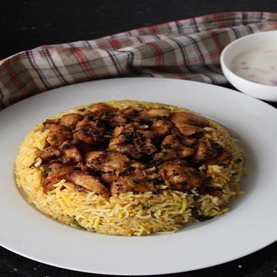 Zesty Chicken 65 Biryani