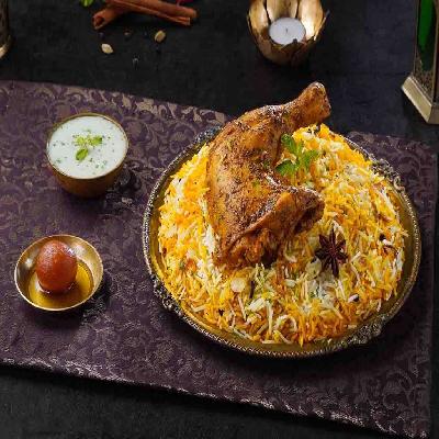 Hyderabad Chicken Biryani ( Leg Piece)