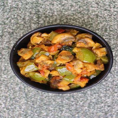 Mushroom Bhuna Meal