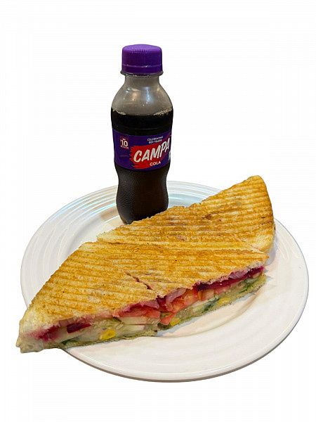 Veg Grill Sandwich (With 200ML Campa)