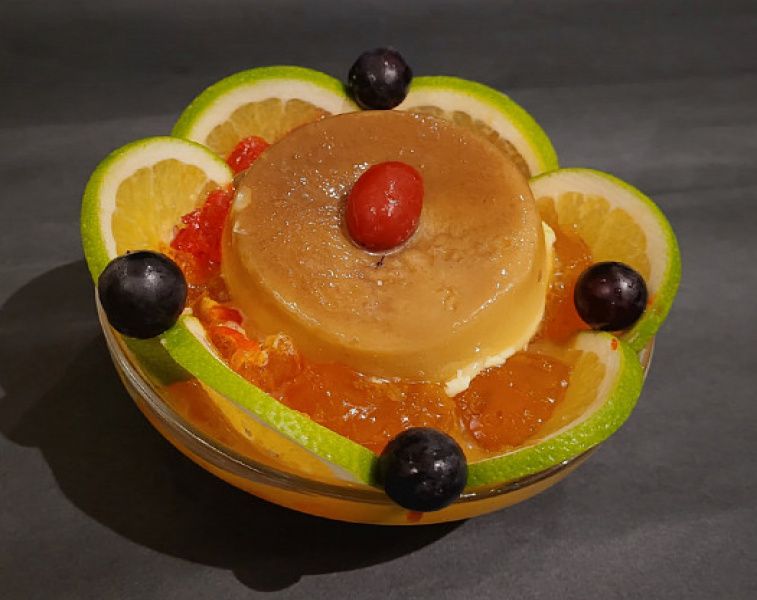 Fruit Salad Jelly Custard