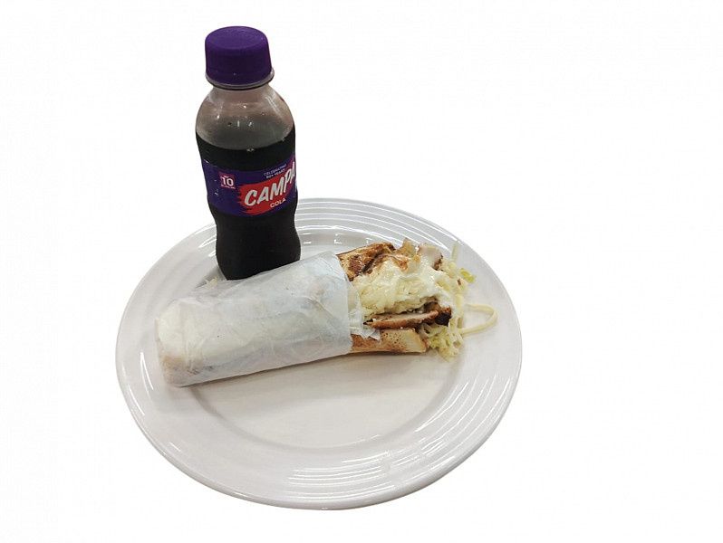 Chicken Cheese Shawarma (With 200ML Campa)