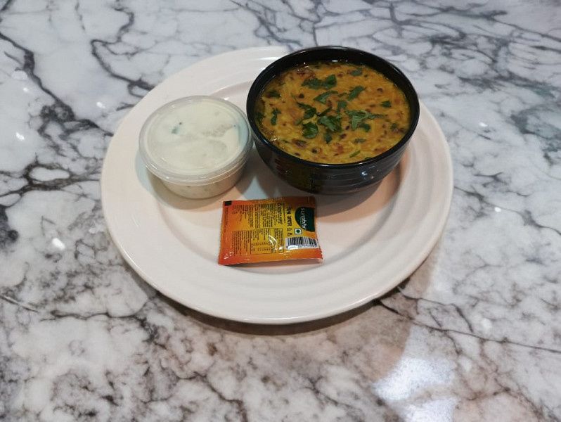 Dal Khichdi 300ml  With Achar And (Dahi Raita 100ml)