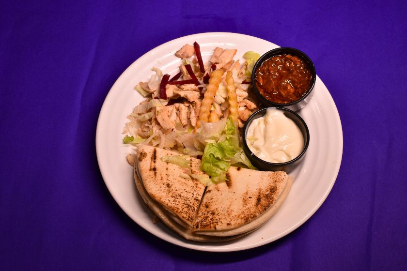 Chicken Open Shawarma