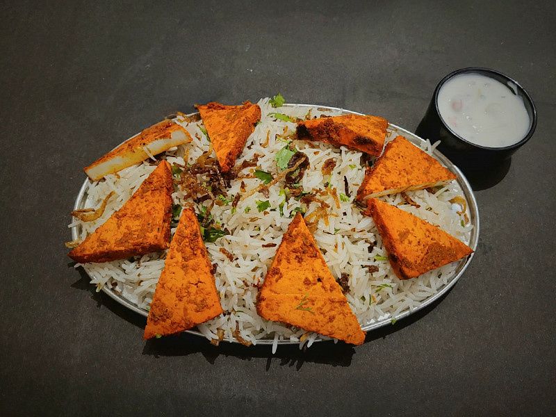 Paneer Tikka Biryani