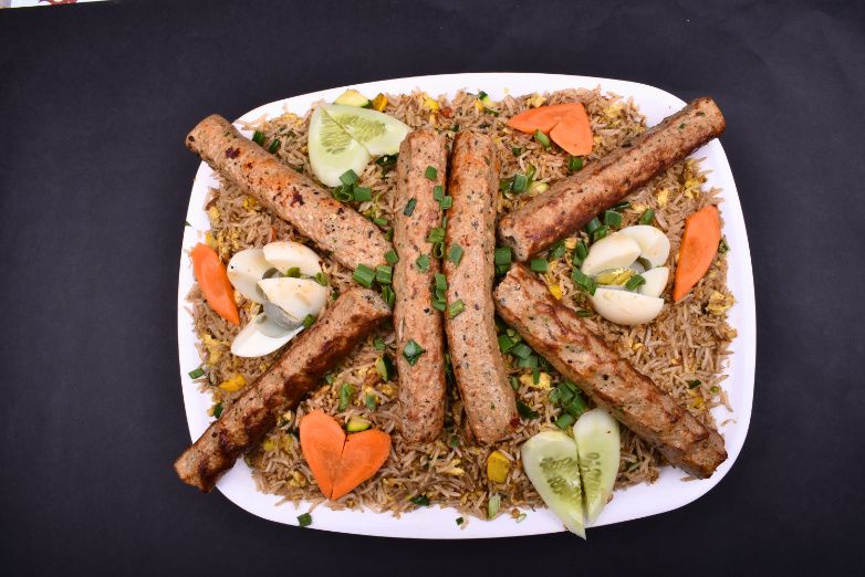 Chicken Seekh Kepsa Rice