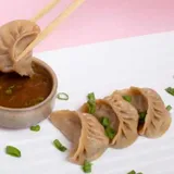 Chicken Dimsums - Whole Wheat (Steam / Pan Fry) - 12 Pcs - Aprx 250 Gms