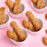 Panko Crusted Sole Fish Fingers (Deep / Air Fry) - 200 Gms - Aprx 7-8 Pcs