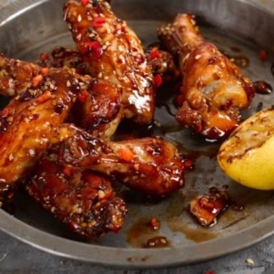 Chinese 5 Spice Soy Chilli Wings - (Bake / Saute / Pan Grill) - 450 Gms -Appx. 6 Pcs