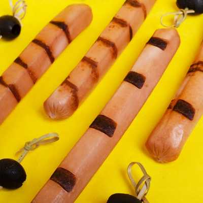 Chicken Hot Dog Sausage 6 Inch. - 250 Gms [Kids Menu]